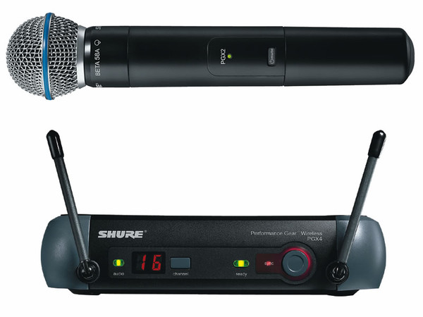 Микрофон Shure Pgx24-BETA58 проф.радиосистема.Кейс.магазин не рынок