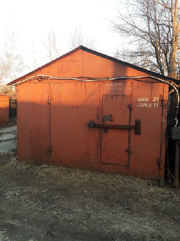Срочно продается металлический гараж.