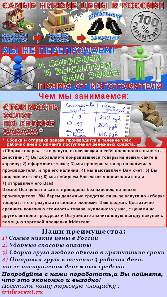 Обувь оптом от производителя