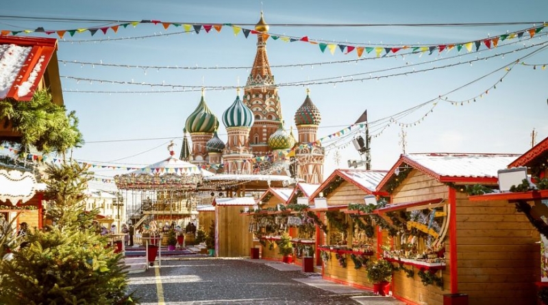 Рождество в Москве.