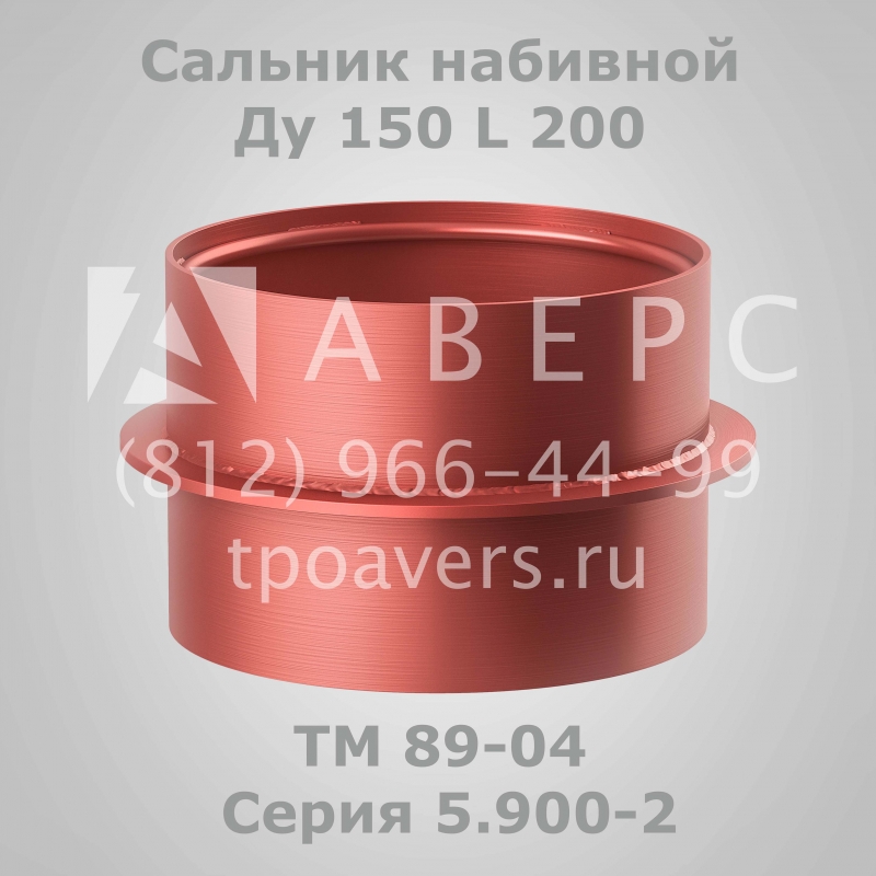 Сальник набивной Ду 100 L 200 ТМ 89-02 Серия 5.9002