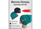 Шапка детская на мальчика, демисезонная, Р. 46-48